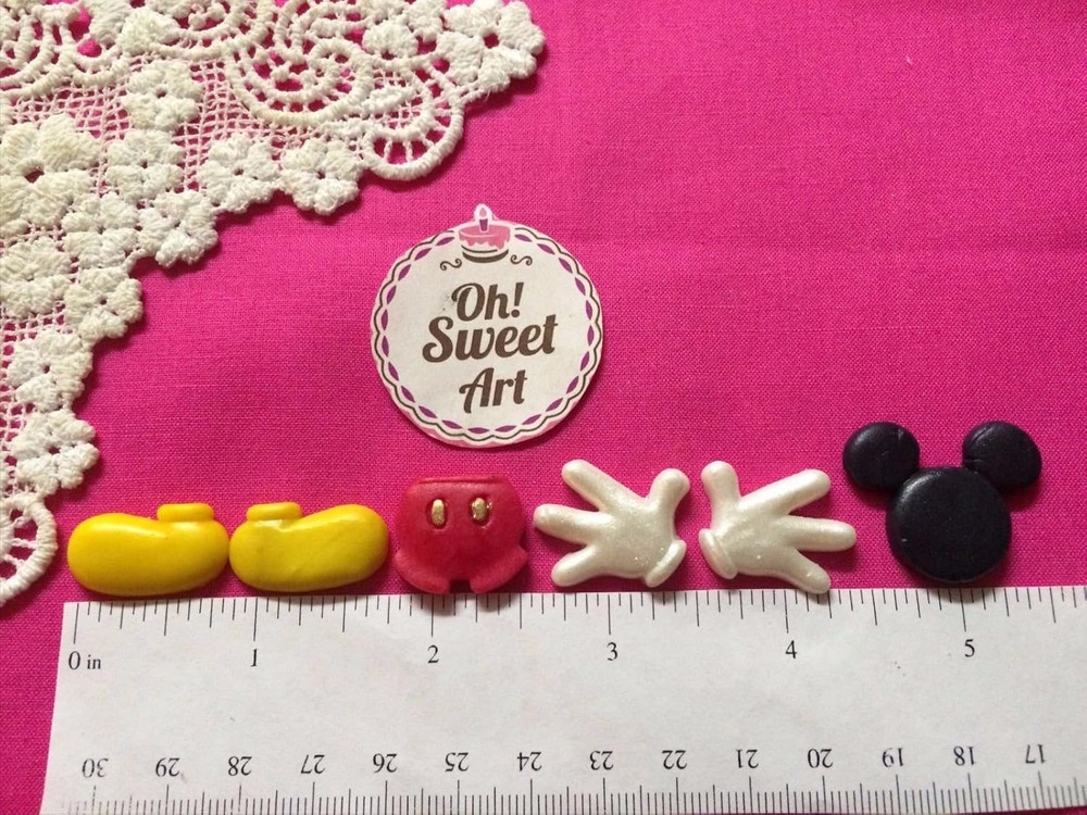 Complete Mickey Mouse - (Measurements Second Picture/No Returns) - Silicone Mold