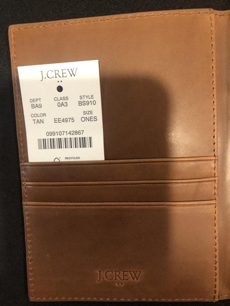 J CREW Leather Passport Holder … Gorgeous! NWT