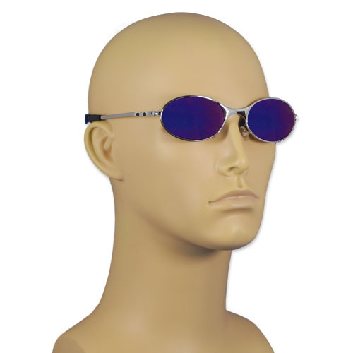 Swanky Oval Sunglasses - metal frame - unisex