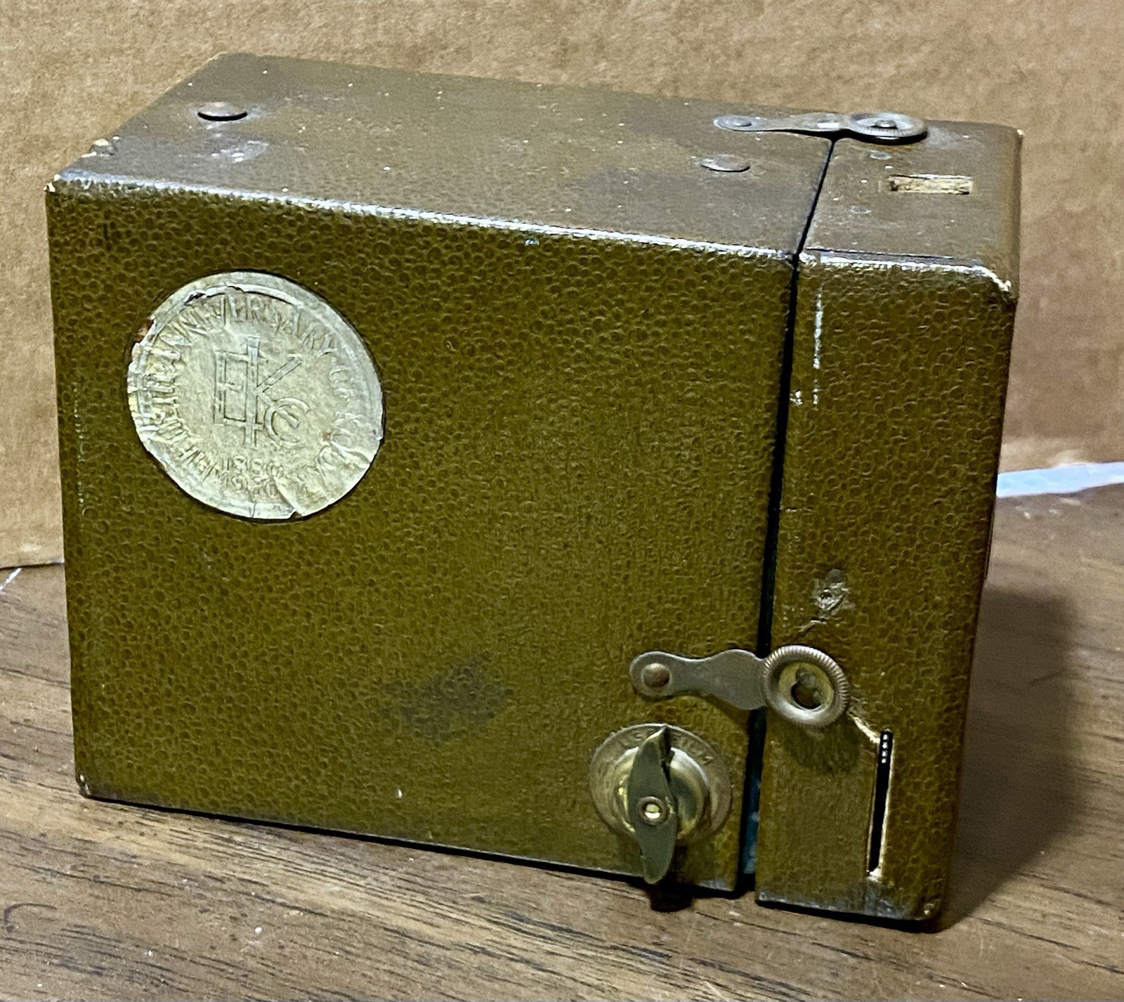 Vintage 1880-1930 50th Anniversary Brown Kodak Box Camera