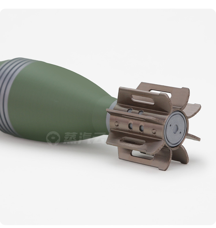 WWII US M49 Mortar Shell Model 3D Printed Highly Detailed Replica
