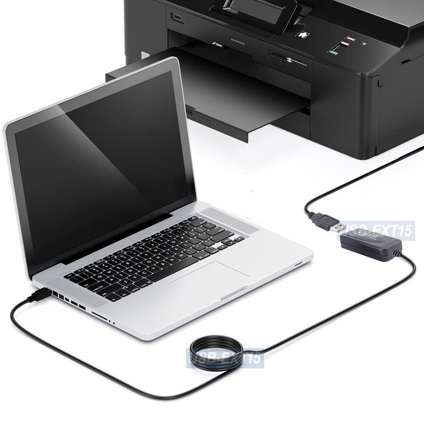 Premium USB 2.0 Active Extension Cable With Data Repeater - 33 Feet