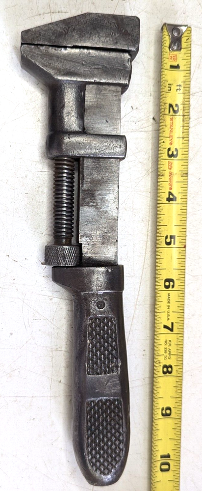Vintage Moore Drop Forging Co. Monkey Wrench All Metal