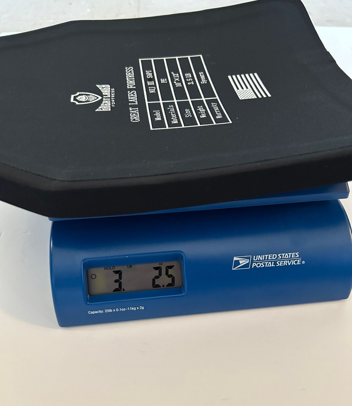 Level 3 EXTREME PE Bullet Proof Armor Plates Lighter Than Ceramic 3lb  Pair10x12