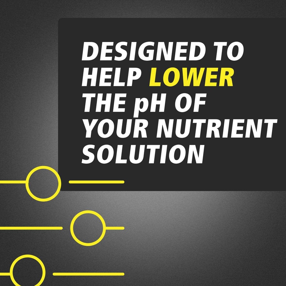 General Hydroponics pH Down Liquid Premium Buffering For pH Stability, Quart