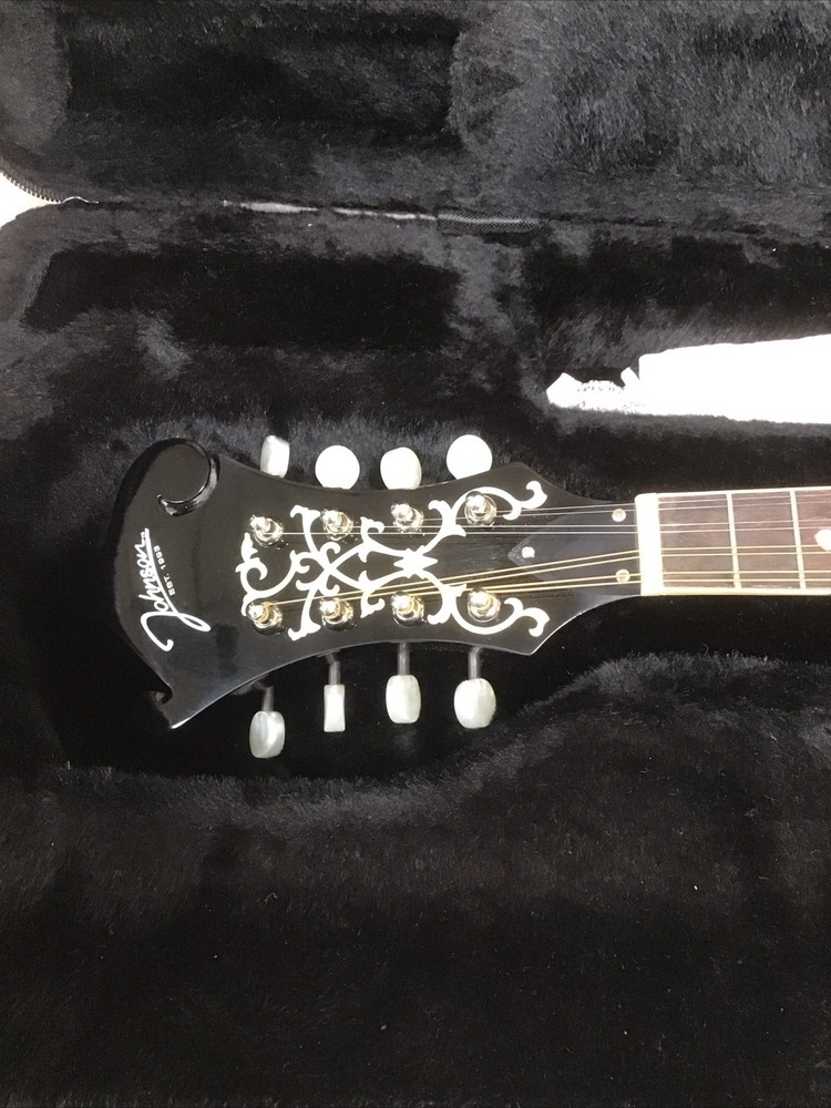 Johnson Model MF-100-B Mandolin with Hardshell Gig Bag