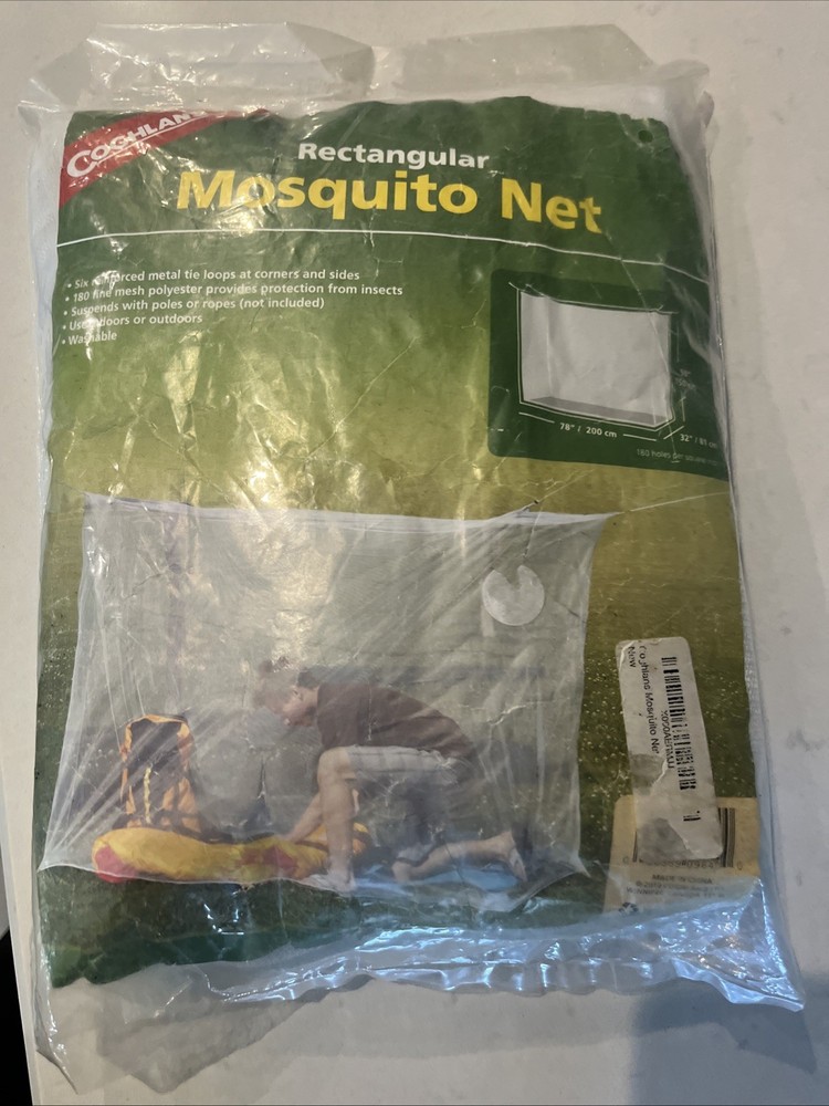 Coghlans Rectangular 78”x32”x59” Mosquito Net