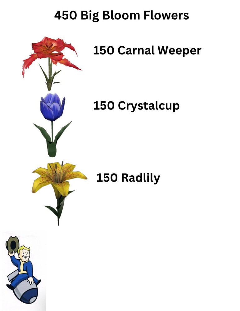 (Xbox) 450 Big Bloom Flowers