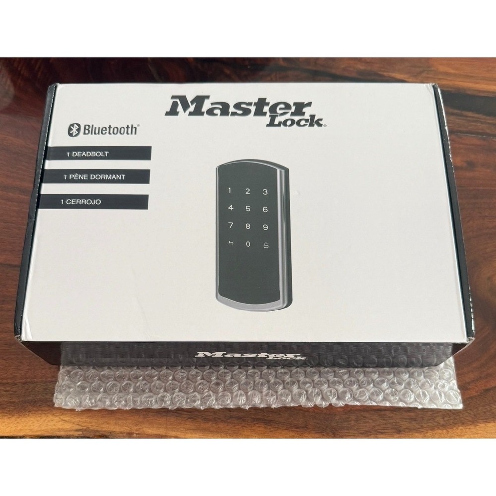 Master Lock Bluetooth Deadbolt Smart Lock Keyless Entry Door Lock