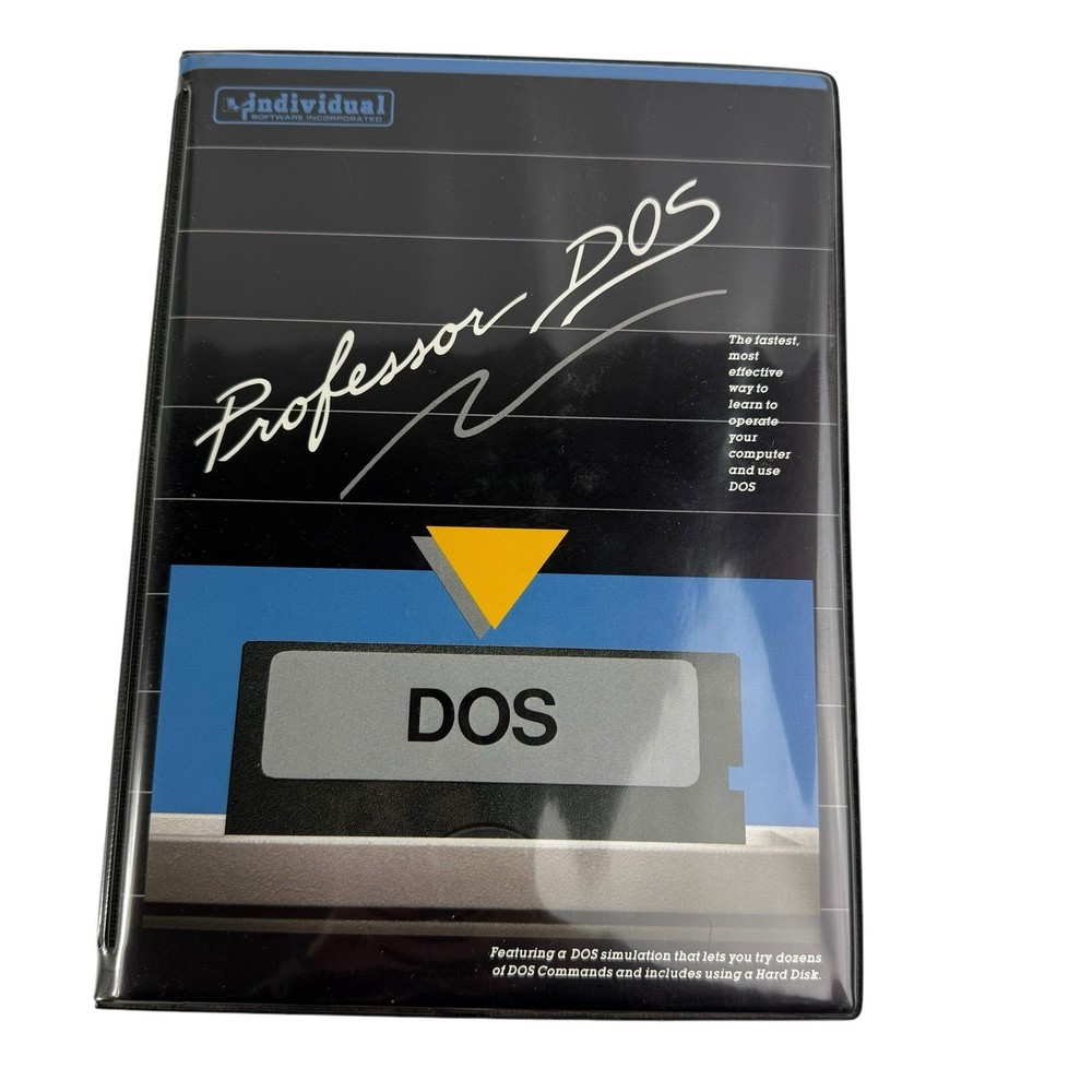 Individual Software Professor DOS Interactive Tutorial Simulation Vintage 1984