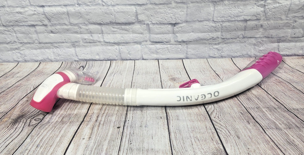 OCEANIC 07.1224.78 Ultra Dry 2 Snorkel, White/Pink PRE-OWNED