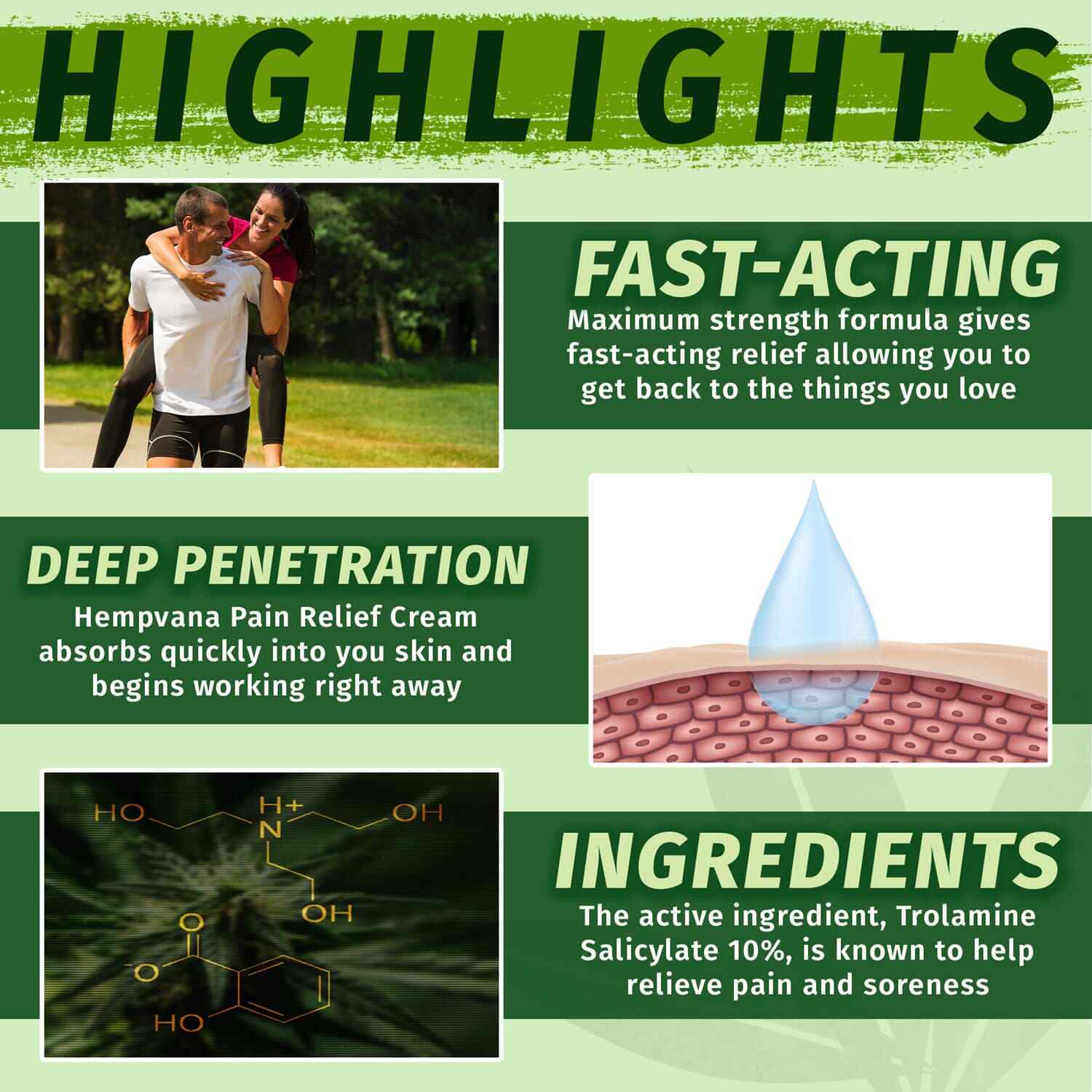 Hempvana Original Pain Cream, Maximum Strength