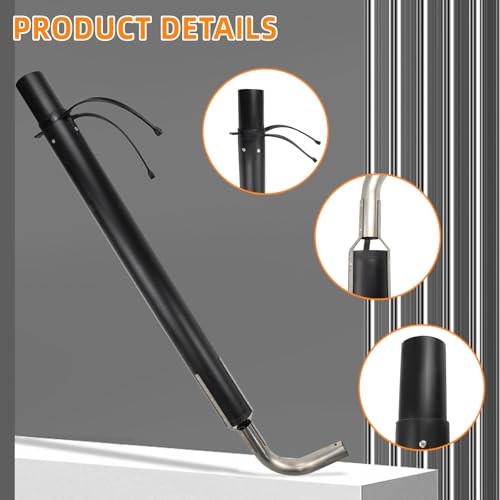 44461 RV Generator Exhaust Venting System Extension Kit Compatible with Most
