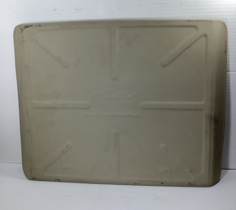 PAMPERED CHEF 1343 11x17 Rectangle Stoneware Cookie Sheet Bar Pan