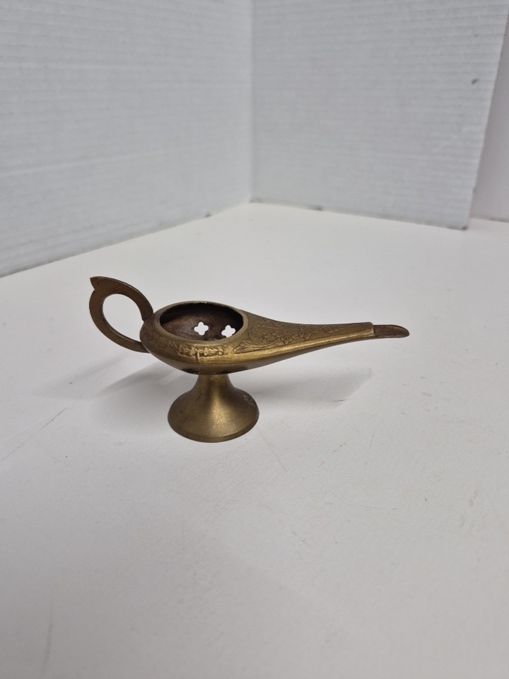 Brass Incense Burner with Handle