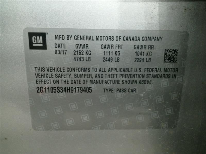 Driver Left Front Spindle/Knuckle Fits 14-20 IMPALA 104563406