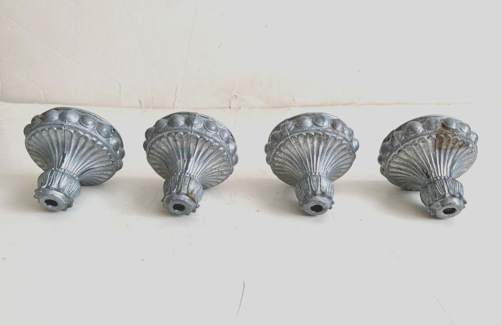 Vintage Cast Metal Hanging Lamp Shade Holder Canopy Fitter Ceiling Light Fixture