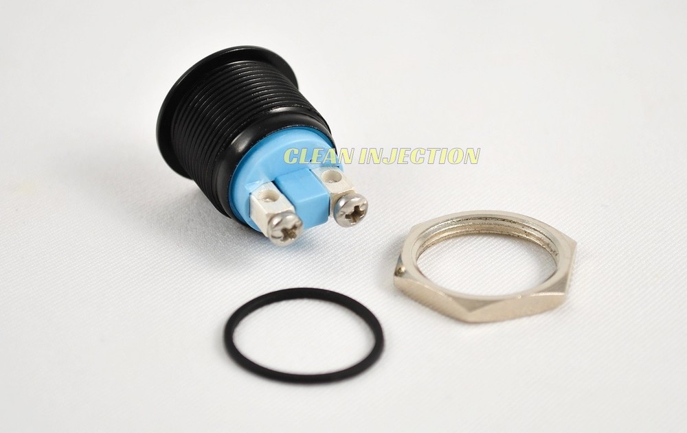 BLACK 19MM LAUNCH CONTROL Momentary activation Push Button anti lag 2 step