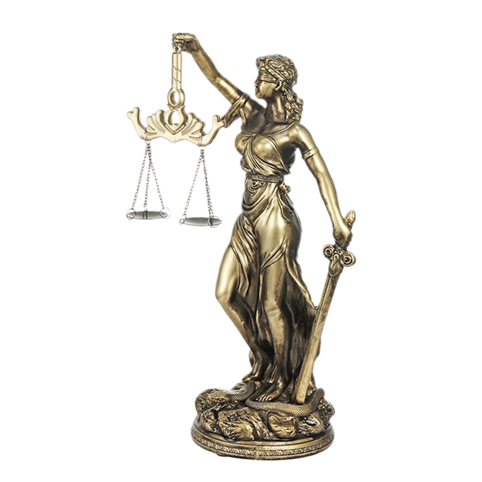 10.43" Lady of Justice Statue Lady Justice Law Statue Blind Goddess of Justice