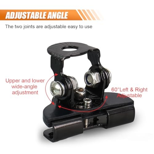 2PCS LED Light Bar Mounting Brackets, Universal Hood Light Mounts, Adjustable
