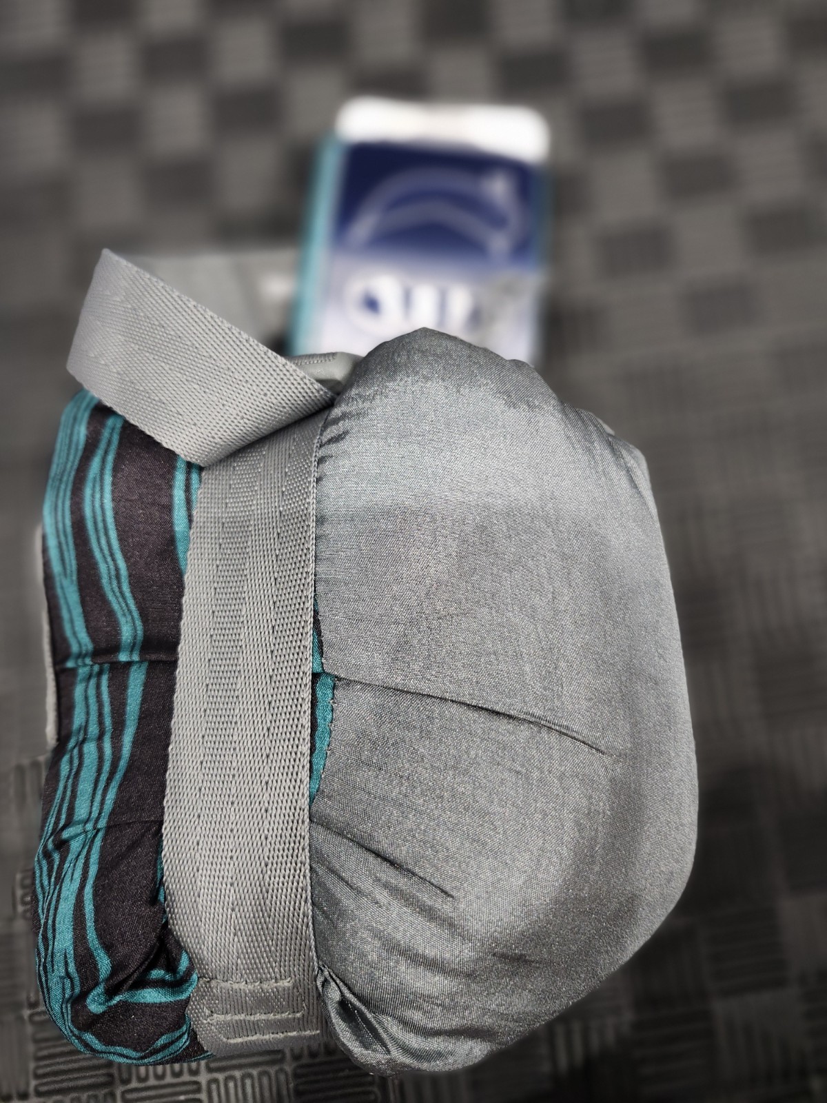 Awesome brand new ENO - Hammock - DoubleNest® Mountains to Sea/Grey - ENO-DNP340