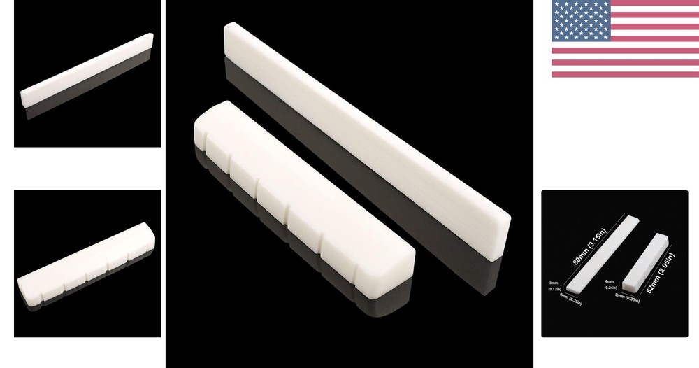 Quality Bone Nut & Saddle for Classical Guitars - Maximize Your Sound Experience