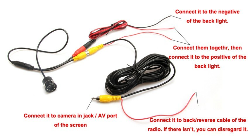 Car Reverse Rear View Backup Camera For Ford Transit-150 Transit-250 Transit-350