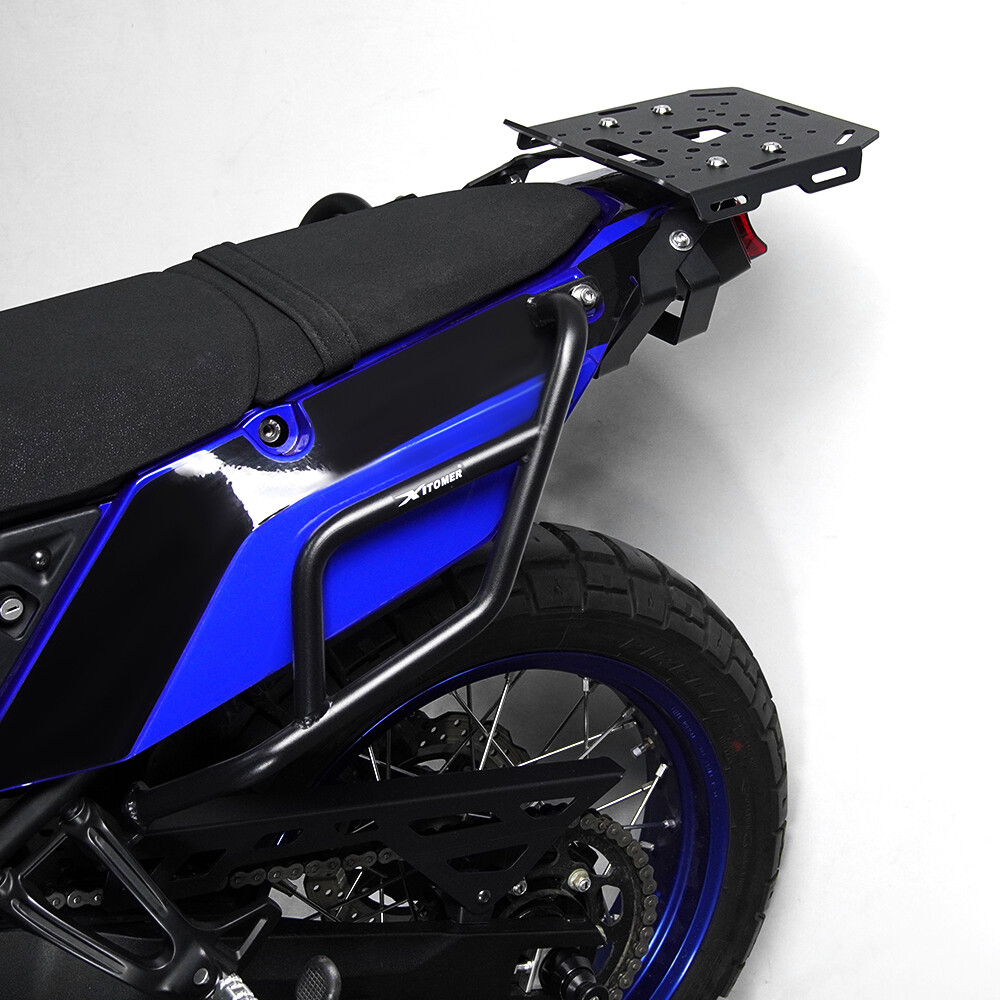 Rear Luggage Rack & Crash Bar Guard Fit For Yamaha Tenere 700 XTZ690 2019-2024