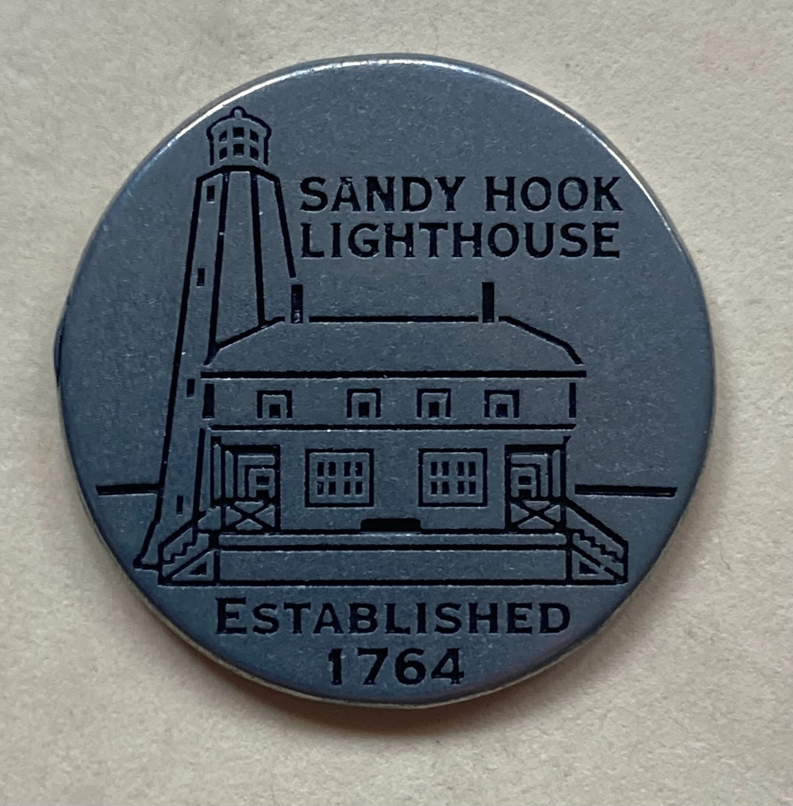 RARE SANDY HOOK LIGHTHOUSE GATEWAY NATIONAL PARK Medallion JERSEY SHORE VACATION