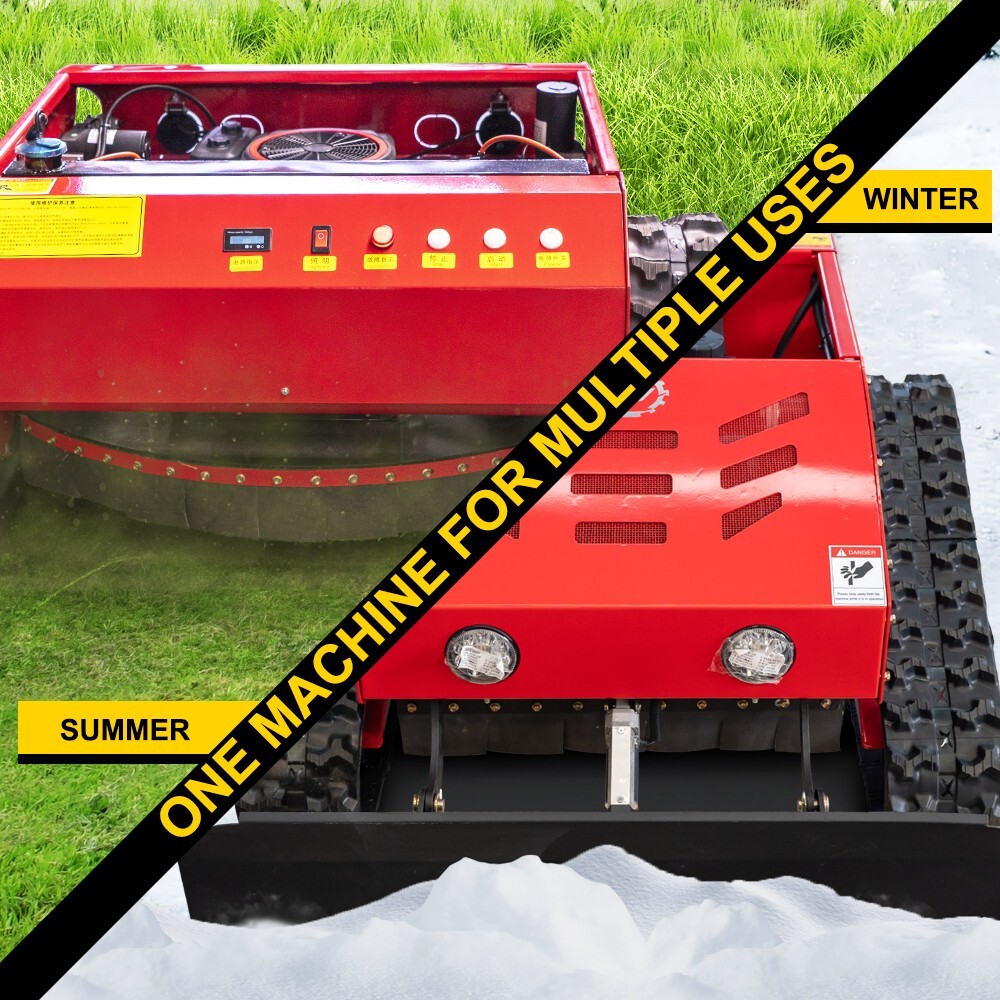 Robot snow blower lawn mower sale remote control lawn mower, crawler snow shovel