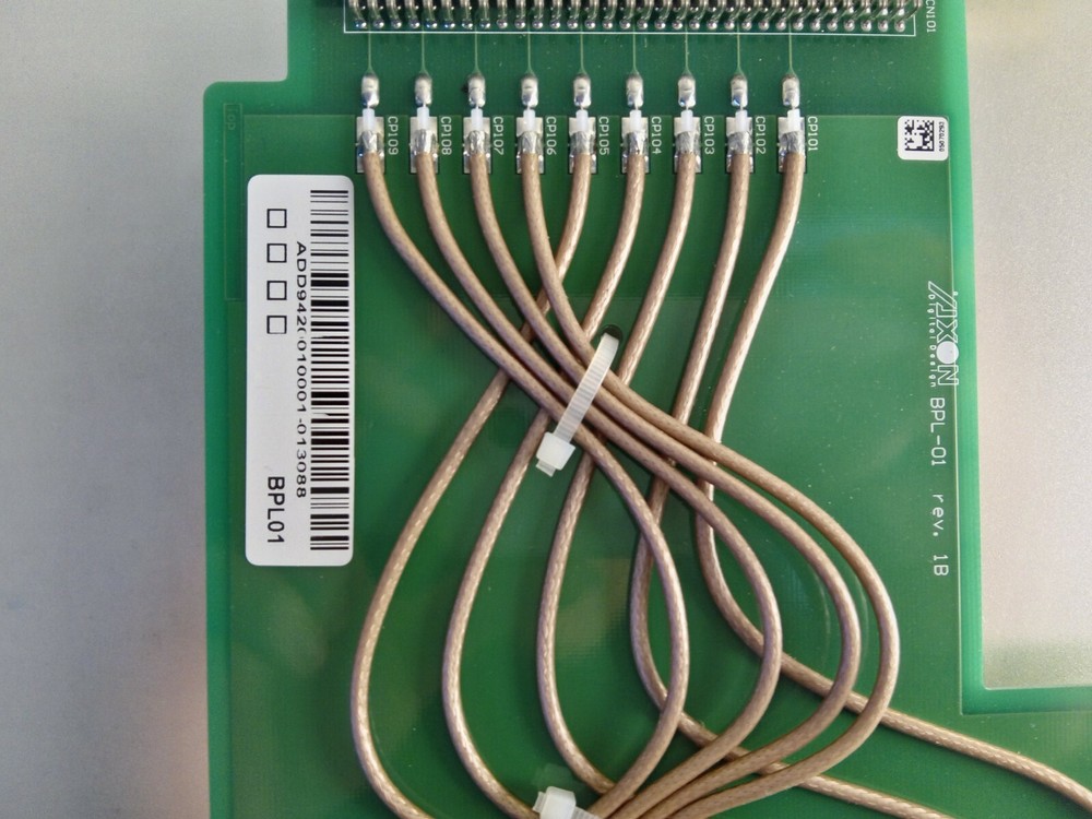 Axon Synapse 3U BPL01 IO Frame Synchronizer BNC back connector