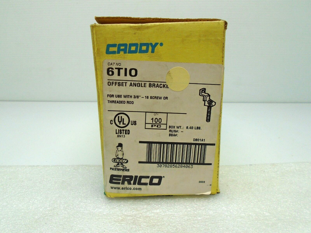(100) Caddy Offset Angle Bracket 6TIO #T979A