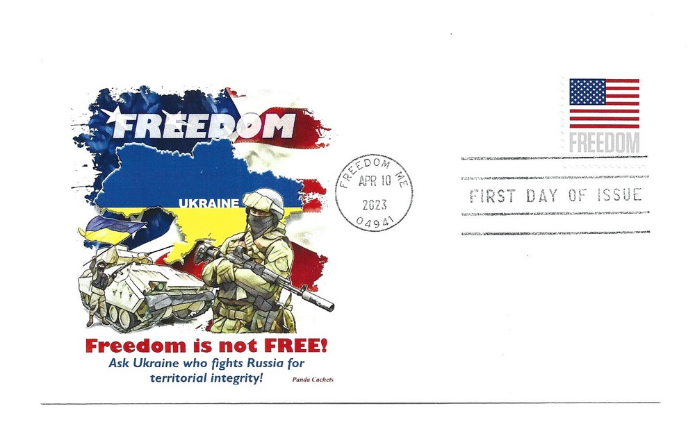 5787 2023 Flag BCA pane Panda Cachets FDC