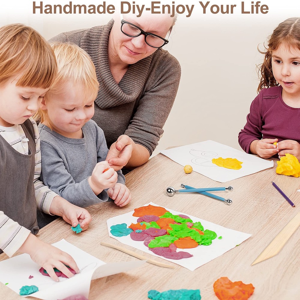 Clay Tools12pcs Pottery Clay Sculpting Tool Set