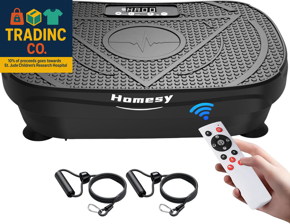 Vibration Plate Exercise Machine, Vibrating Plate for Lymphatic Drainage, Full B