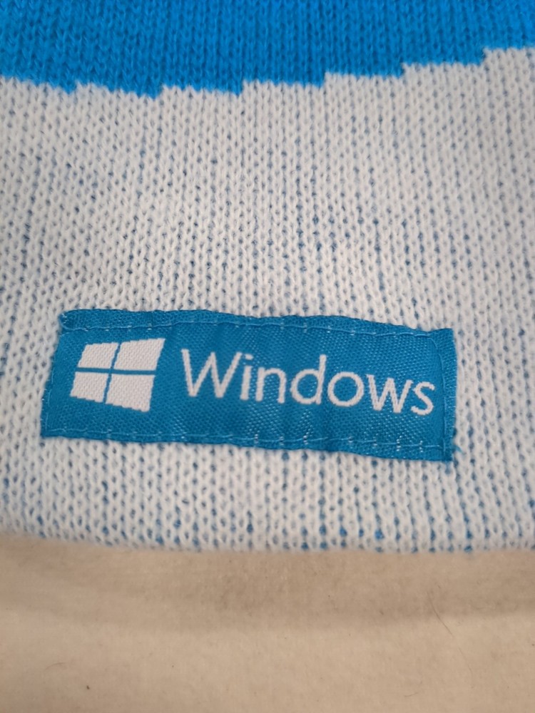 Microsoft Windows Knit Beanie Blue One Size