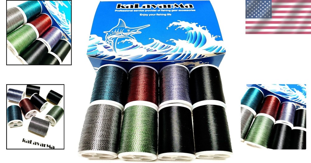 Mixed Color Thread for Rod Wrapping