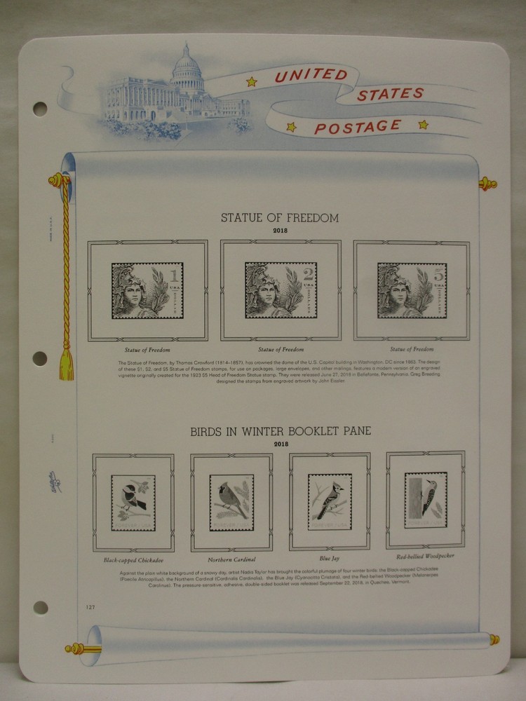 White Ace Stamp Supplement 2018 Regular Issue "USR-47"