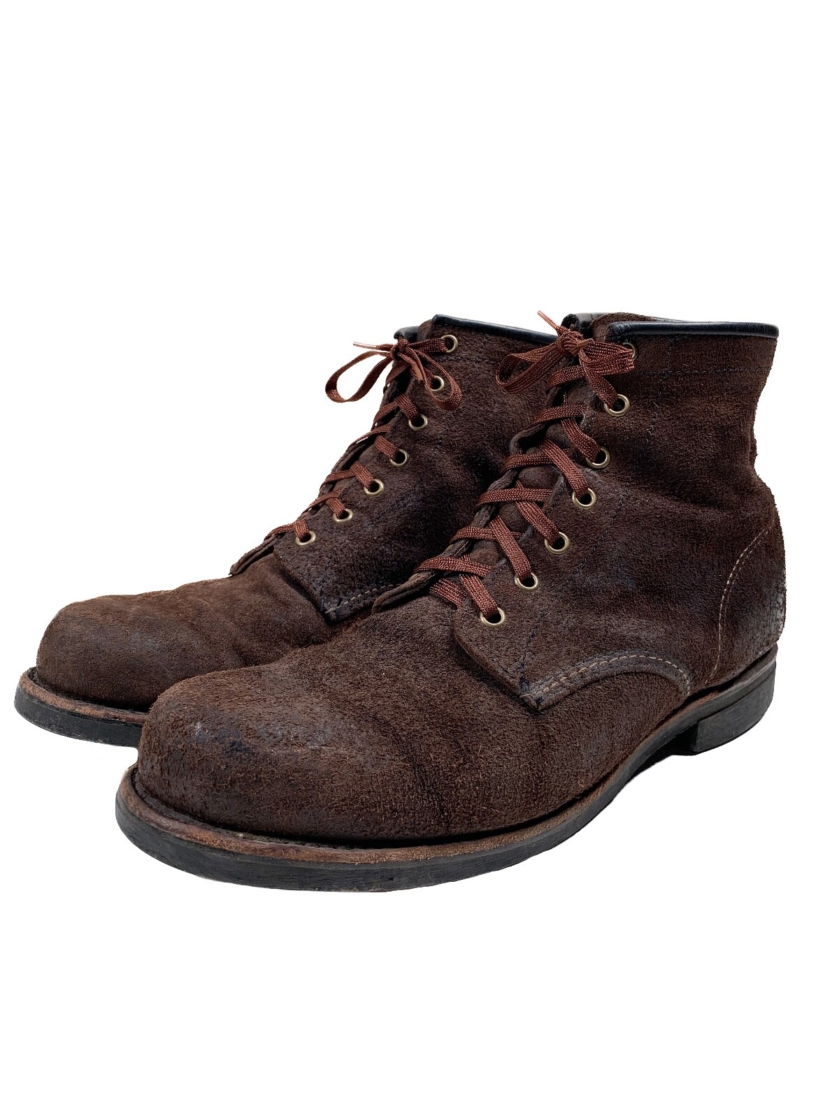 U.S. WORLD WAR 2 ORIGINAL NYLON BROWN MILITARY 40" BOOT LACES 1 PAIR NOS*