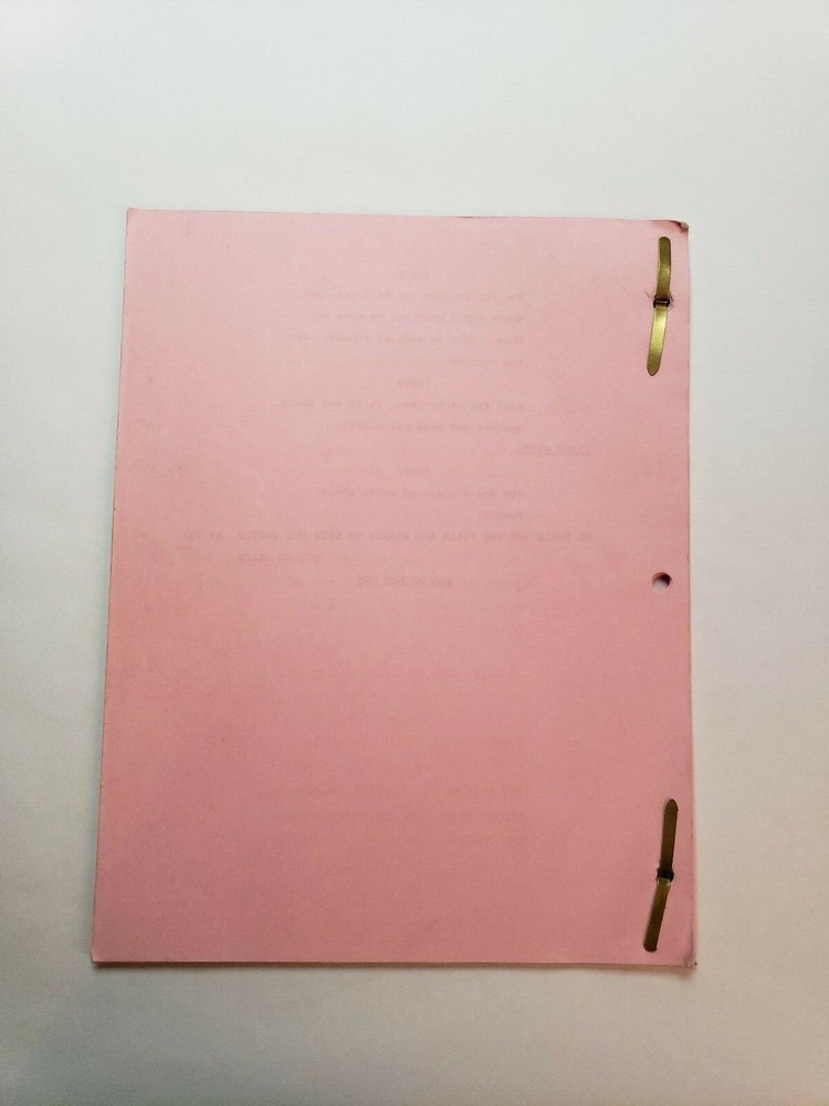 CHEERS / 1990 TV Script, Bebe Neuwirth & Audrey Rapoport "Severe Crane Damage"