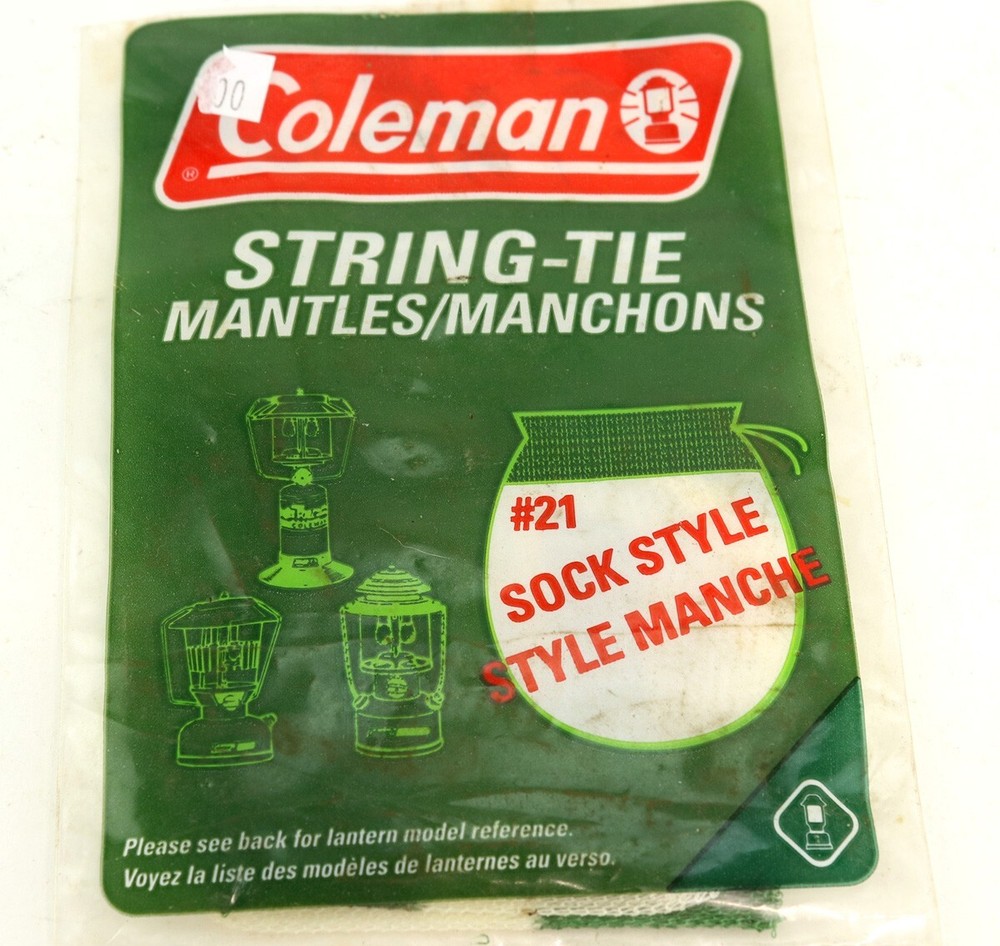 Coleman String Tie Mantles 2 pack New but Opened #21