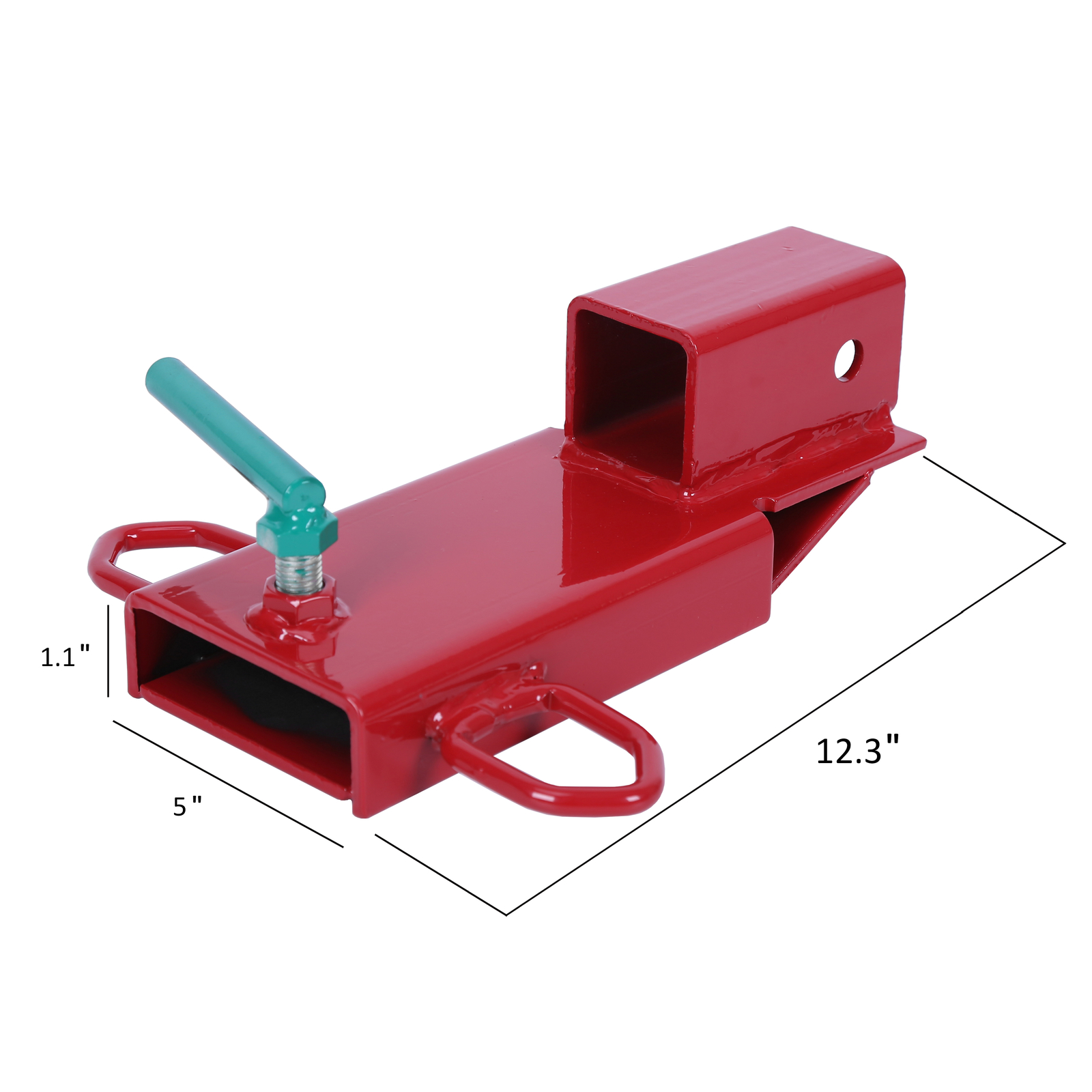 Clamp On Forklift Hitch Receiver Pallet Fork Trailer Towing Adapter 2inch Insert