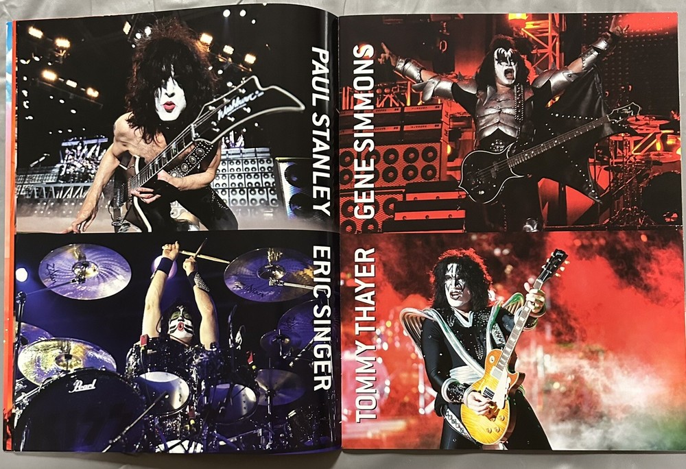 Kiss Alive 35 Sonic Boom Concert Program Tour Book Excellent Condition 11x14