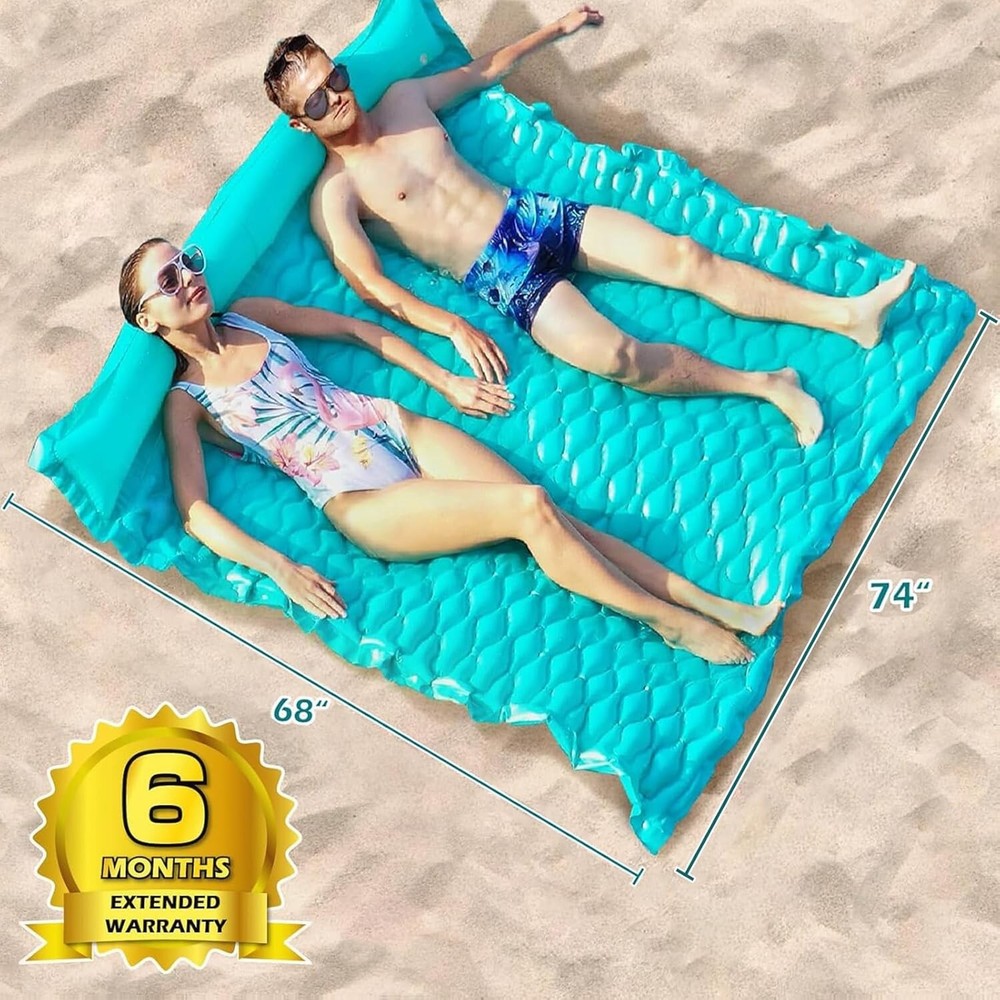 Giant Inflatable Floating Mat - Pool Float Lake Float Raft Lounge Floating Water