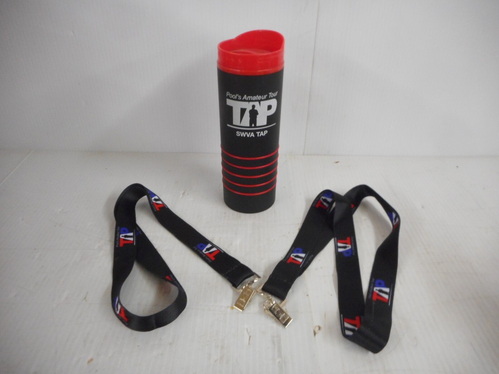 TAP Pool League Cup and 2 Lanyards