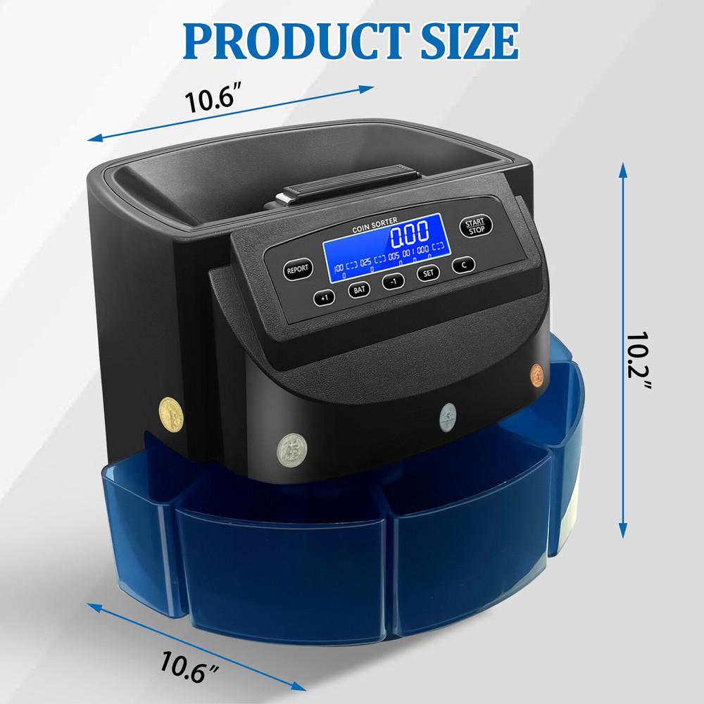 Professional Currency Processing System, Automatic Coin Counting, Sorting