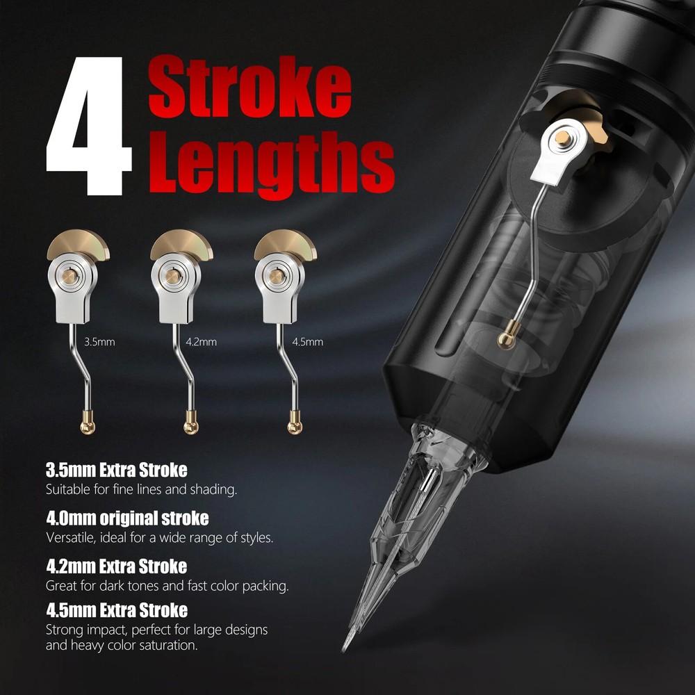 XNET Plus Wireless Tattoo Machine Pen Powerful Coreless Motor 2000mah Battery