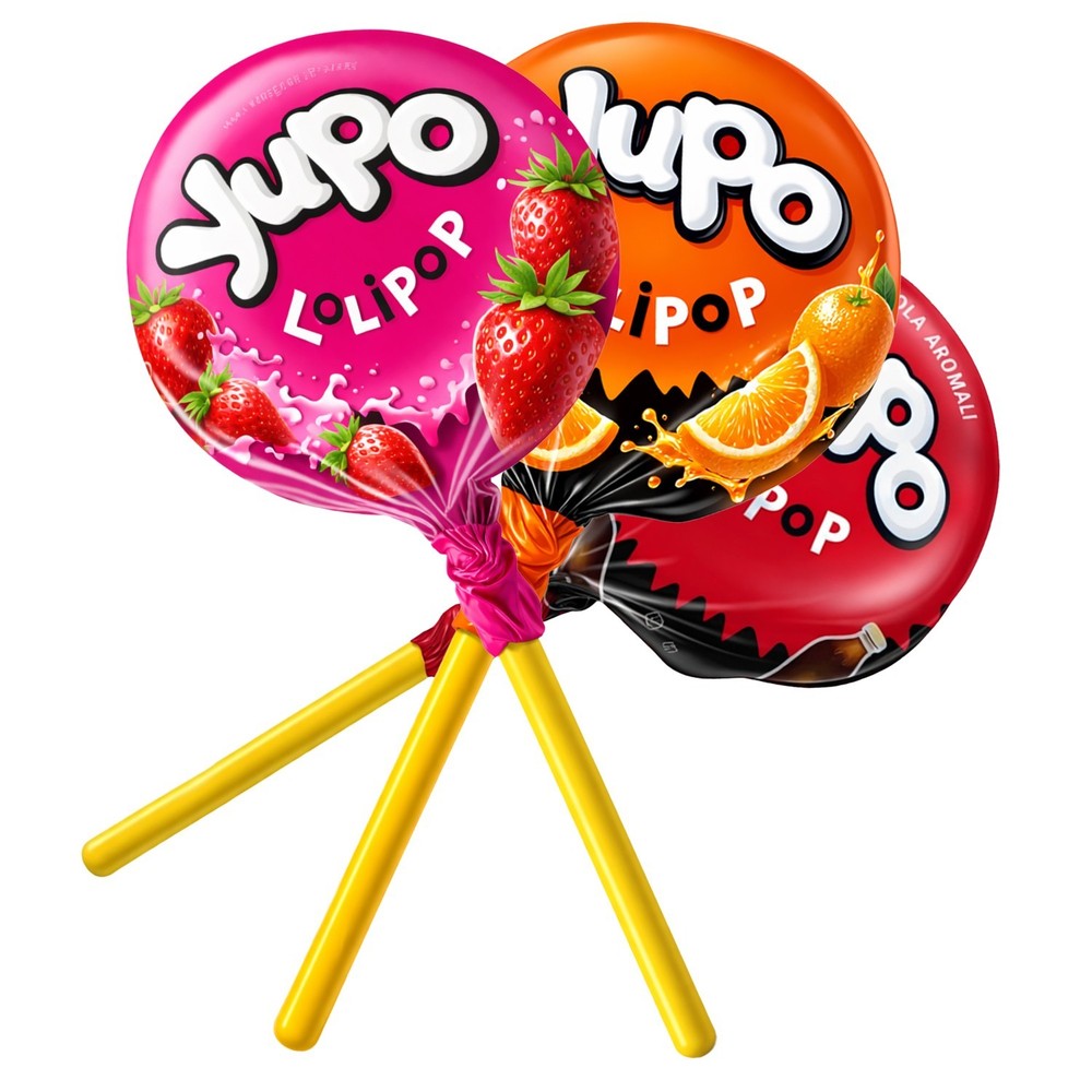 Assorted Fruit Lollipops, 120 Count Individually Wrapped Candy Tub