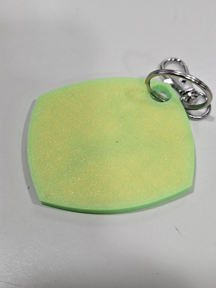 John Deere Custom 3d Printed Key Chain's Glow In The Dark