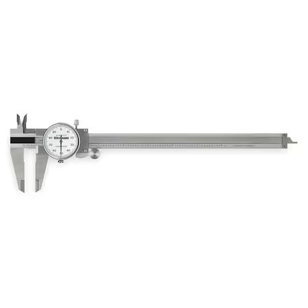 Westward 4Ku75 Caliper, Dial, 0-8 In